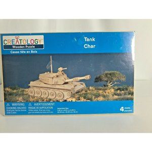 Creatology Wooden 3D Puzzle Military Tank